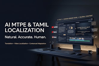 localize and translate english to tamil and add subtitles