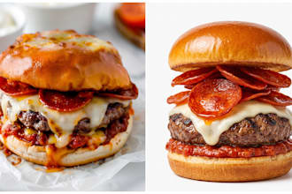create premium ai food photography for menus, ads, social