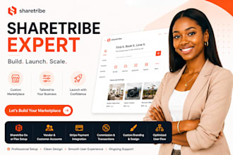 setup sharetribe marketplace and sharetribe flex marketplace, online store