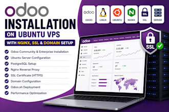 install odoo on ubuntu vps with nginx, SSL and domain setup