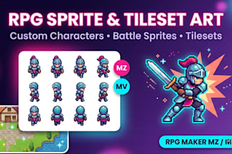 rpg maker mz characer sprite sheet top down sprite rpg maker npc pixel game art