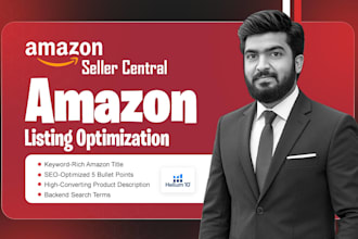 do amazon listing optimization and SEO for seller central and vendor central