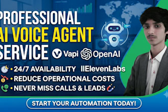create ai voice bot for calls appointment booking and customer support