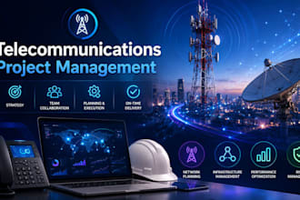 professionally manage your telecommunications project