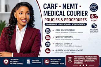 create carf accreditation nemt and medical courier policies