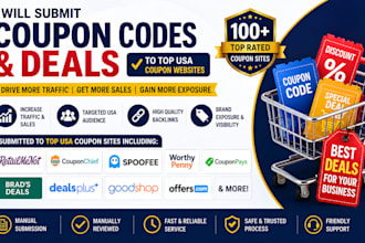 submit coupon code deals promotion sales promotion on 500 deal sites