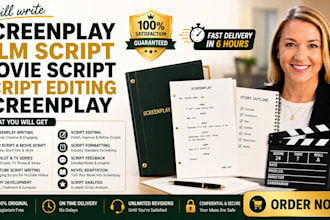 write screenplay film script movie script script editing screenplay