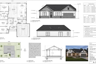 redraw floor plans, site plan architectural drawings, blueprints in autocad fast