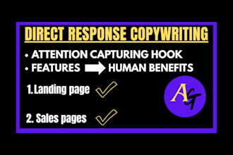 write high converting direct response copy for you