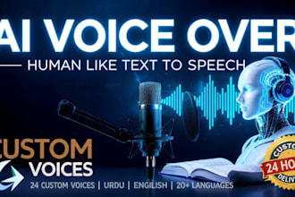 create realistic ai voice over using  elevenlabs text to speech