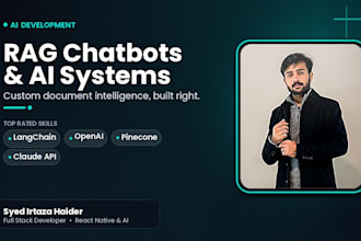 build a custom ai rag chatbot or document intelligence system