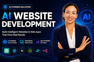 build custom ai website development, increase leads and improve user experience