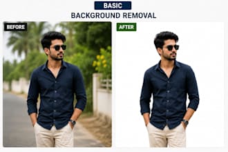 remove background, object and  person professionally