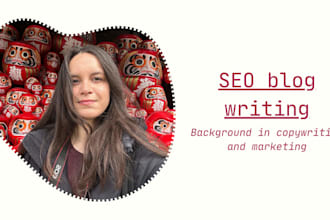 write SEO optimized blog articles