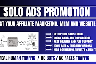 promote link to double blast solo campaign ads to 10m highly audiences MLM lead