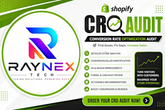 shopify cro audit and shopify audit to optimize your store cro