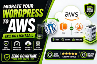 migrate your wordpress to AWS ec2 or lightsail zero downtime