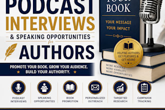 book podcast interviews and speaking opportunities for authors