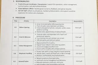 write sops and process documentation for your business