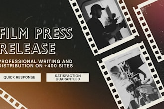 write and distribute a professional film press release