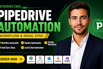 setup pipedrive automation pipedrive workflow pipedrive email sync