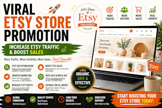 do viral etsy store promotion to increase etsy traffic