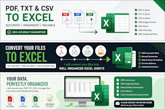 pdf to excel data conversion with 100 percent accuracy