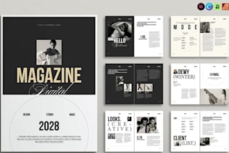 digital magazine ads newspaper editorial layout book in adobe indesign