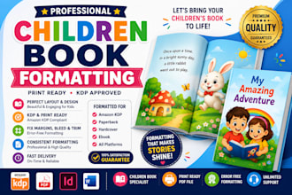 ich formatiere ihr kinderbuch professionell für amazon KDP mit indesign