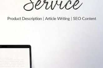 write product descriptions and articles in urdu
