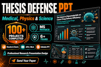 make medical, physics, and science research powerpoint presentations