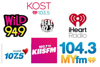 airplay your single track and promote on alabama, california radio
