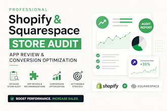do shopify squarespace store audit app review conversion optimization
