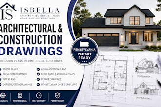 design construction drawings and floor plan pennsylvania