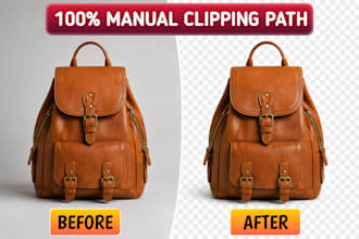 do professional clipping path, background removal