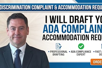 draft a reasonable accommodation request letter or formal notice
