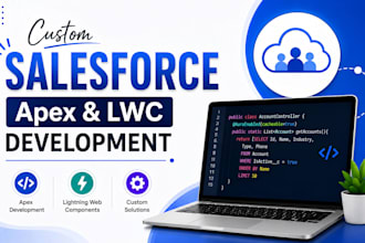 develop custom salesforce apex and lightning web components