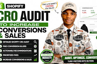 do a shopify cro audit to increase conversions and sales