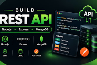 build a rest API with nodejs express and mongodb
