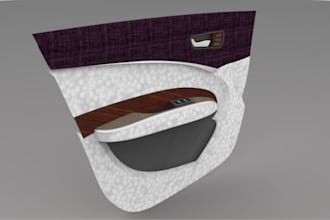 do 3d cad automotive interior, dashboard cad, trim design, product design, dfm