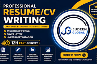 create an ats resume, CV, cover letter, linkedin profile optimization