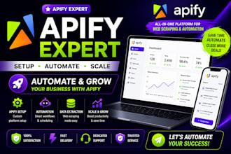 build a web scraper on apify to extract leads and data