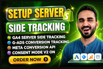 fix or set up meta pixel, GTM, ga4, meta capi and server side tracking