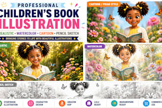children story book writer ghostwrite children story children book illustration