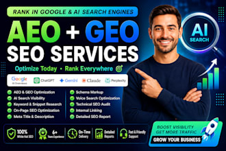 provide aeo GEO SEO to improve ai and google search visibility