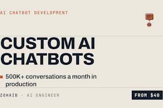 build a custom ai chatbot for your business