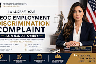 draft eeoc employment discrimination complaint as a US attorney