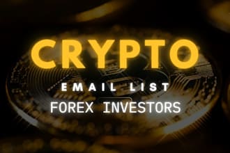 fresh crypto email list, hot forex investors lead, crypto leads