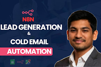 automate google maps lead generation and cold email with n8n