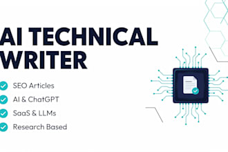 write ai, chatgpt and technical blog articles with SEO